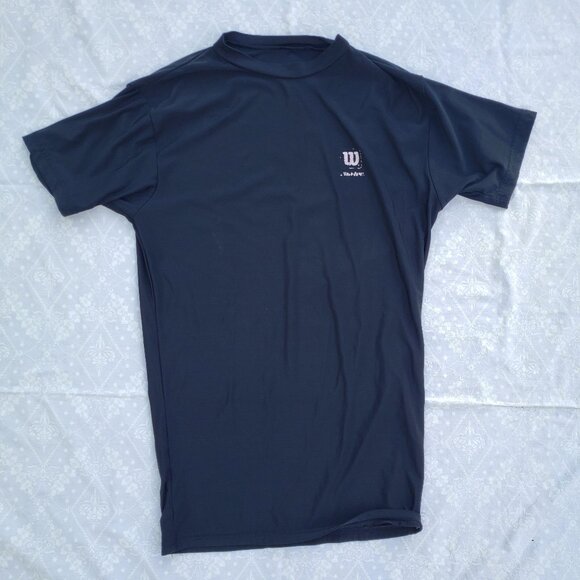 Wilson Men's Athletic Shirt - Black - Size Small